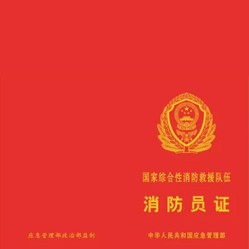 国家综合性消防救援队伍消防员证