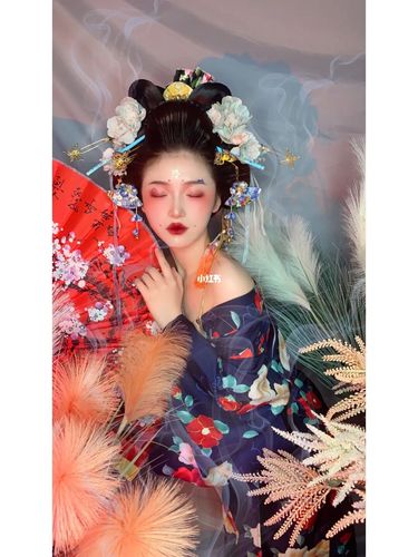 恶女花魁_妆容_日本_妆面造型_美妆_彩妆_整体妆容