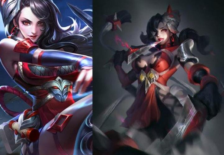 王者荣耀:网友自制英雄与原英雄对比,阿珂嗜血,铠皇依然帅气