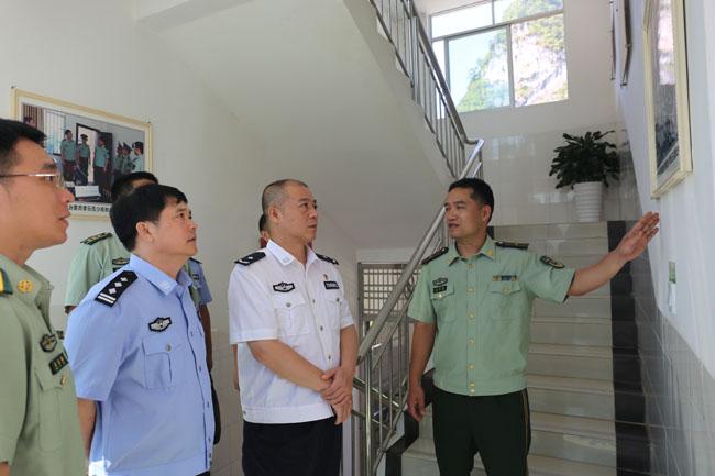 7月4日,百色市人民政府副市长,市公安局党委书记,局长罗卫东到靖西