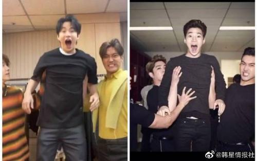henry刘宪华&李东海&崔始源老少年们再同框