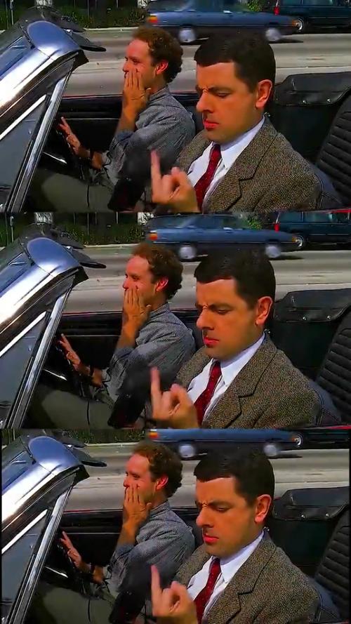 憨豆学会一个国际友好手势就乱比划