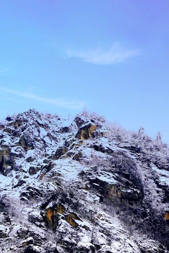 彭州九峰山雪景