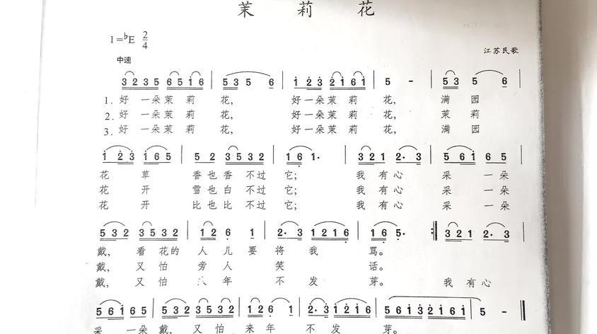 茉莉花的乐谱简单吧视频在线观看 - 西瓜视频