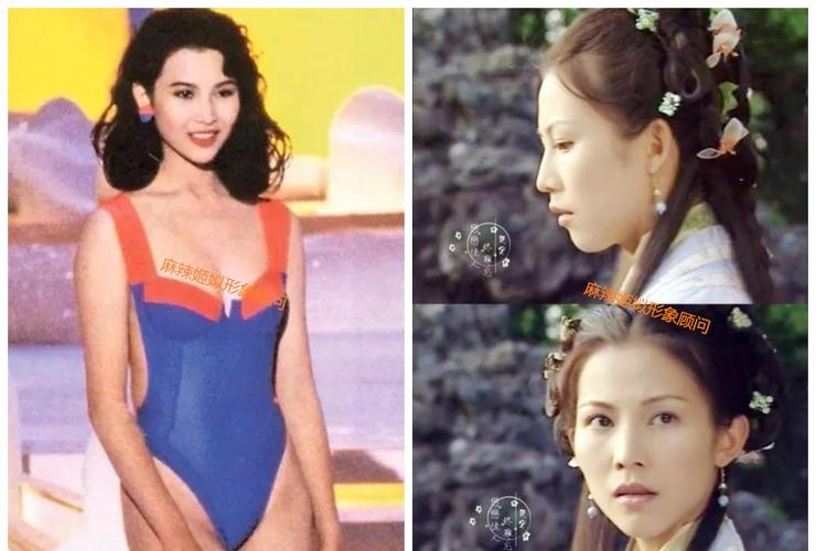 蔡少芬的美,有没有刘海,差距还真的有点远_发型