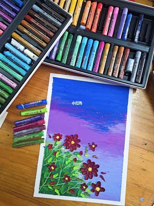 油画棒,绘画,风景_绘画_油画棒_风景_素描_绘画日常_文化_绘画