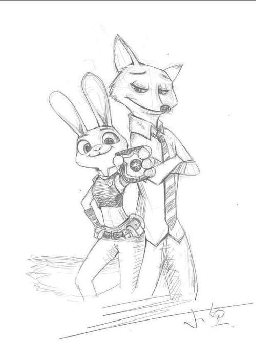 疯狂动物城|插画|插画习作|小山菇 - 原创作品 - 站酷