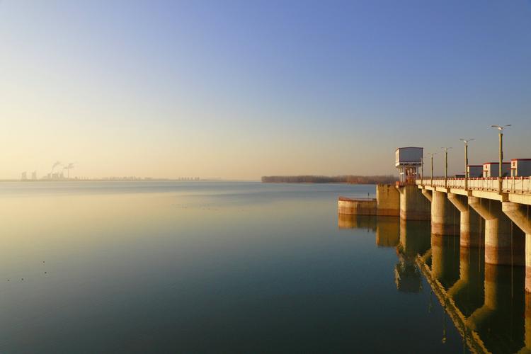 黄壁庄水库唯美日落全过程