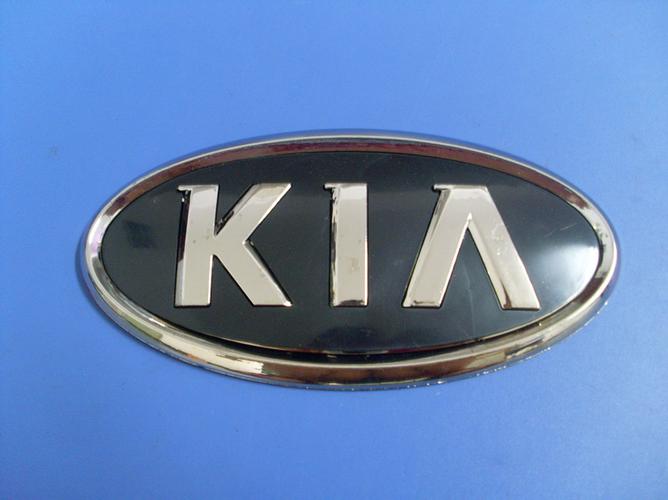 kia 起亚车标 起亚车前后标 贴标黑色 起亚智跑k2 福瑞迪车标