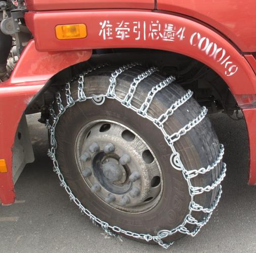 加粗加密大小客车 货车锰钢防滑链铁链 卡车轮胎雪地防滑钢链条_7折