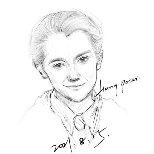德拉科马尔福_procreate_手绘_德拉科马尔福_兴趣爱好