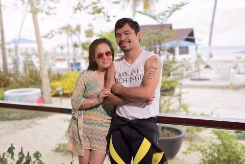 帕奎奥和他老婆