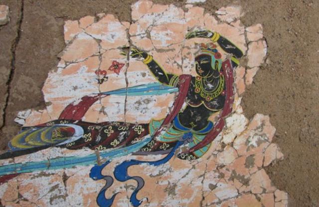 莫高窟壁画中的飞天