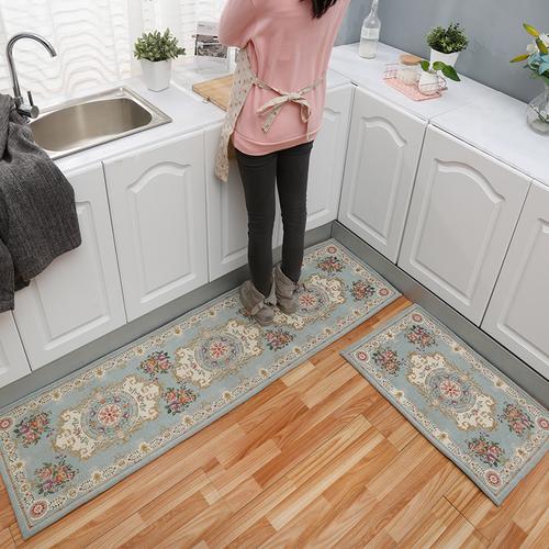 欧式厨房地垫长条防油脚垫卫浴口防滑吸水垫卧室床边家用地
