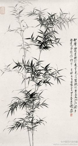 【 谢稚柳 《墨竹图》 】谢稚柳画竹,是.
