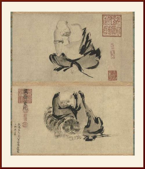 《二祖调心图》--开大写意人物之先河