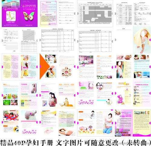 孕妇保健手册图片