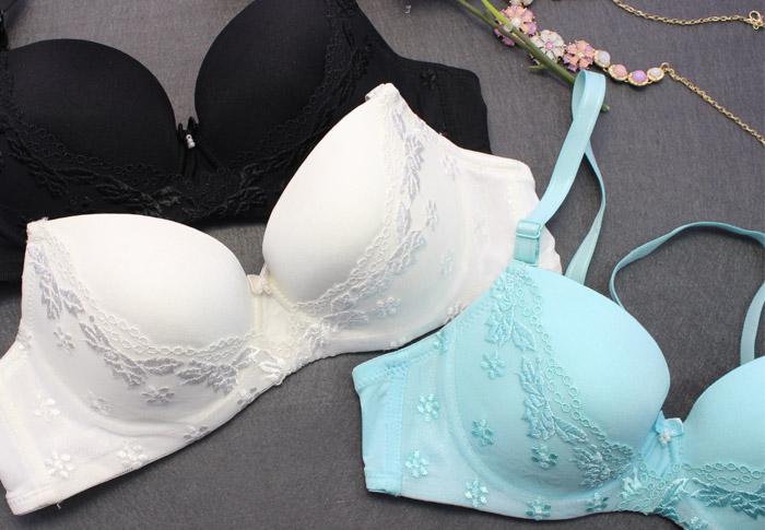 清仓 女士光面无痕性感真丝滑闪光薄杯可拆卸肩带蕾丝内衣文胸