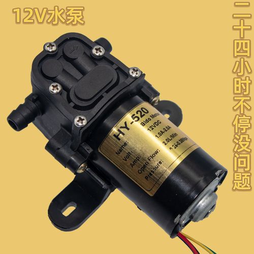 无刷电机12v伏直流无刷小水泵隔膜泵微型自吸泵小抽水机24小时用