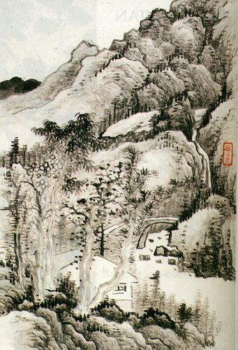 清代画坛名家龚贤山水册页:以积墨独占胜场,充满诗情画意