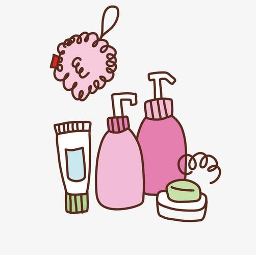 扁平化洗面奶和洗发水