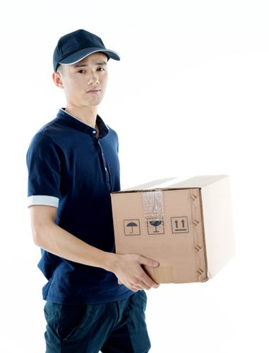 快递员照片
