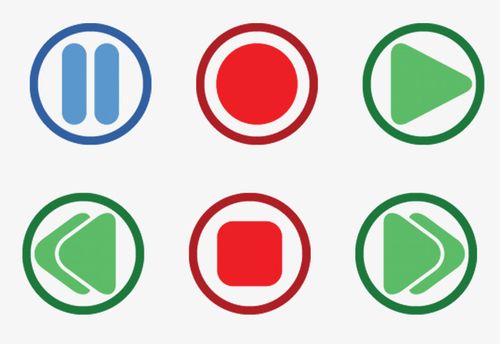 > 开关暂停图标