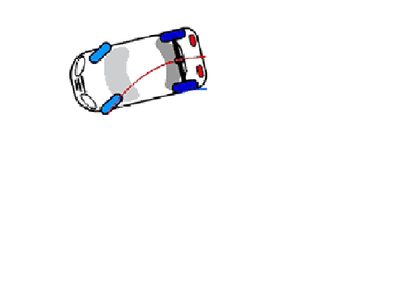 以倒车入库为例,打死方向倒车时,需要观察后视镜车身与库角30公分