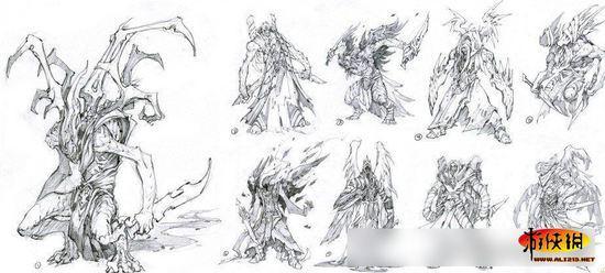 暗黑风格简笔画教程