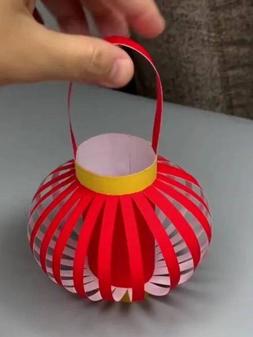 中秋节手工创意灯笼兔子灯莲花灯挑起来