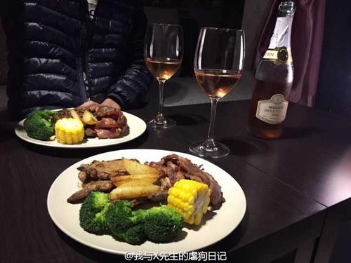 在家给我做西餐吃