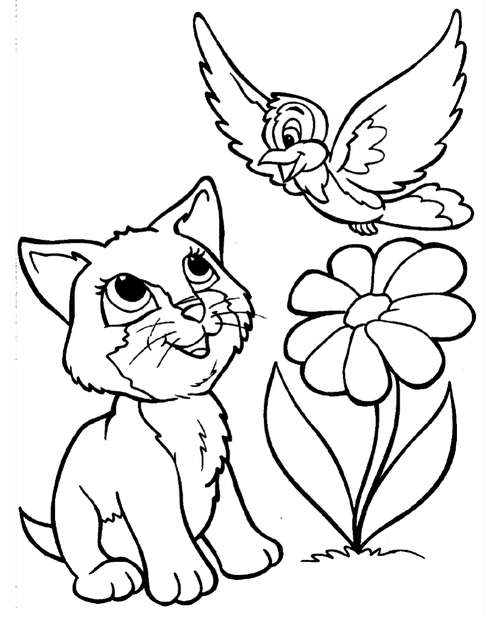 超可爱猫咪填色合集