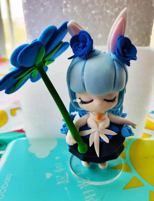 改娃公孙离_王者荣耀_超轻黏土手工_兴趣爱好_手工