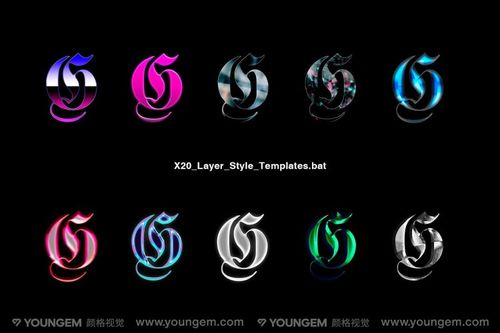 20款炫酷立体金属特效logo海报标题字体设计ps样机素材模板源文件 >