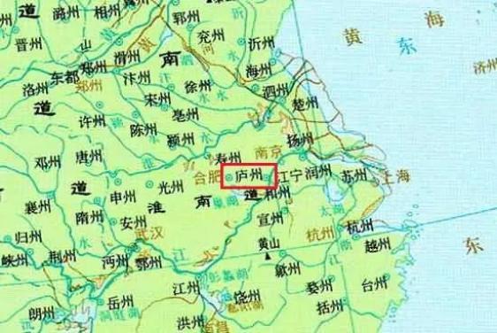来源/谭其骧《中国历史地图集》历史上,庐州与合肥曾经并行,直至清朝