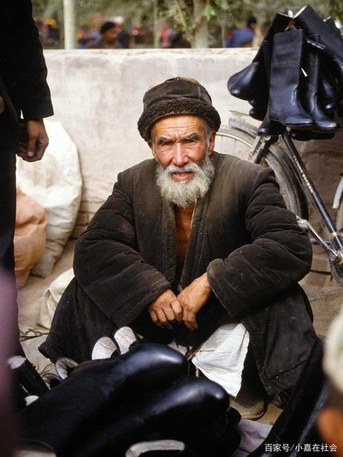 老照片1988年,新疆喀什老照片