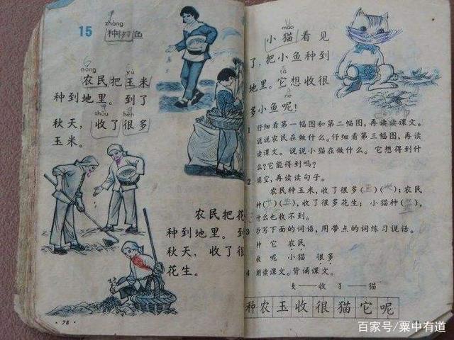 80后小学时代的课文