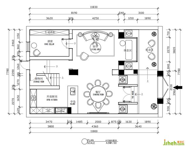 商业 > the house 都市会客厅    2f平面图:      3f平面图