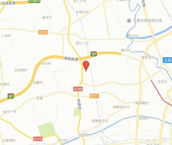 天津市北辰区联东u谷位于天津市北辰区青光镇八纬路山西面食馆附近