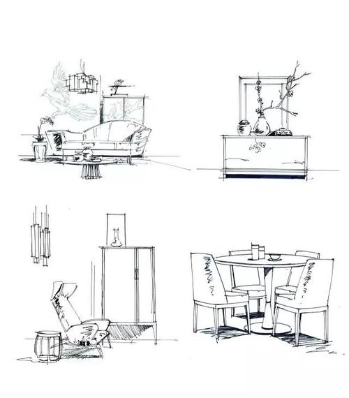 室内手绘入门技巧单体