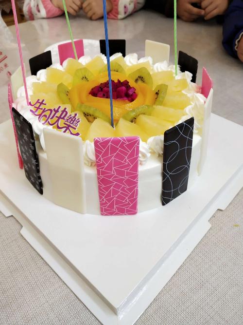 美味的水果蛋糕