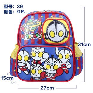 ultraman奥特曼书包幼儿园小学生书包儿童卡通防水双肩背包3-6岁