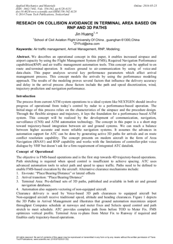 research on collision avoidance in terminal area based on rnp