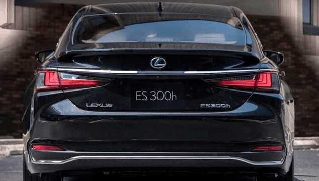 新雷克萨斯es300h黑色车身照片来了侧身腰线太迷人了