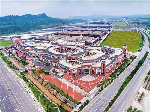 重庆华南城项目局部航拍图