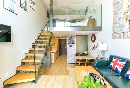 岚海情-金茂湾loft大床暖气房