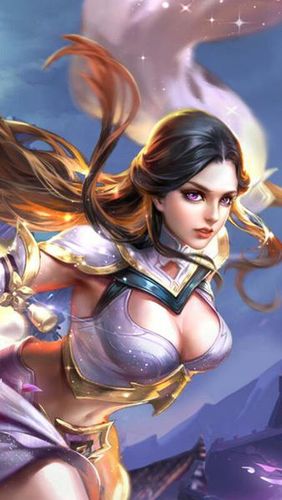 王者荣耀露娜皮肤紫霞仙子的超清壁纸