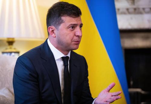 图为乌克兰总统