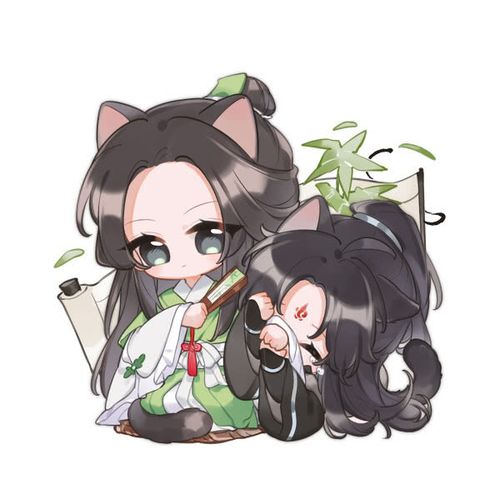 墨香兄弟q版形象:忘羡夫夫最深情,花怜夫夫最可爱,赶紧来认领