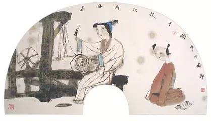 二,子不学,断机杼.——《孟母断机》